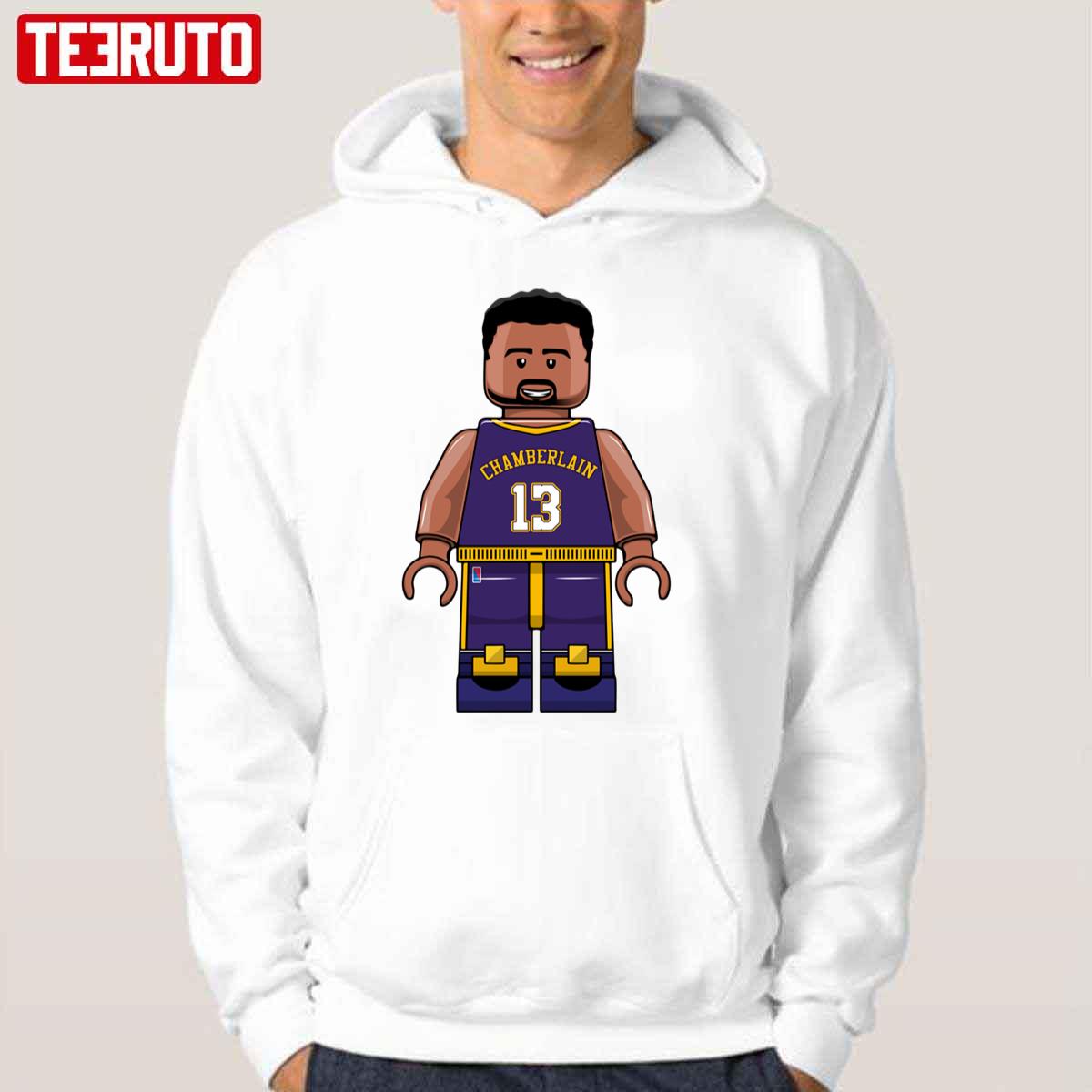 Wilt Chamberlain 13 Bricks Style Figure Unisex Hoodie