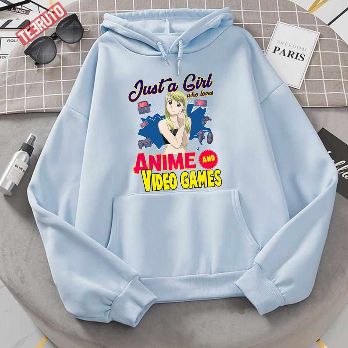 Winry Rockbell Vintage Video Games Fullmetal Alchemist Unisex Hoodie