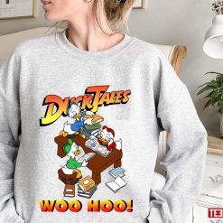 Woo Hoo Disney Donald Ducktales Unisex Sweatshirt