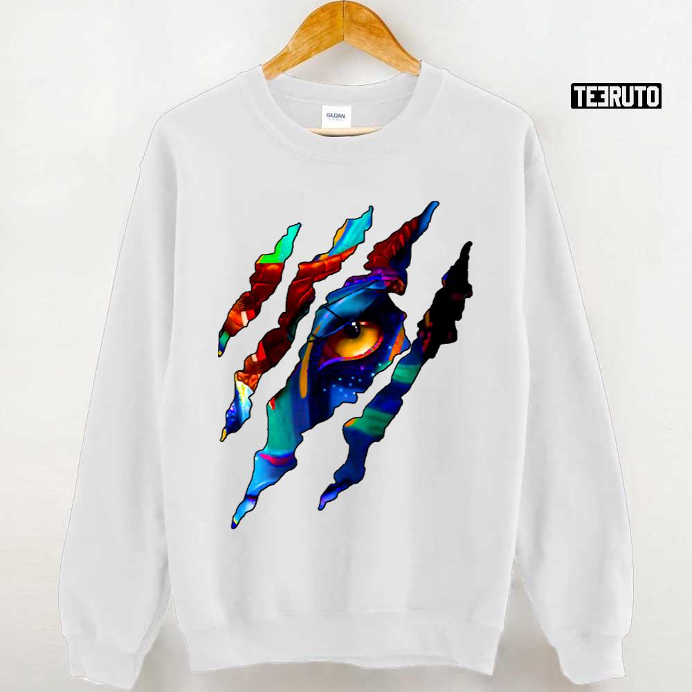 World Of Pandora Avatar Neytiri And Claw Scratches Unisex Sweatshirt
