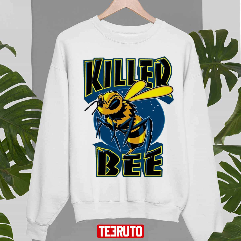 Wu Tang Illustration Killer Bee Yellow Unisex Sweatshirt