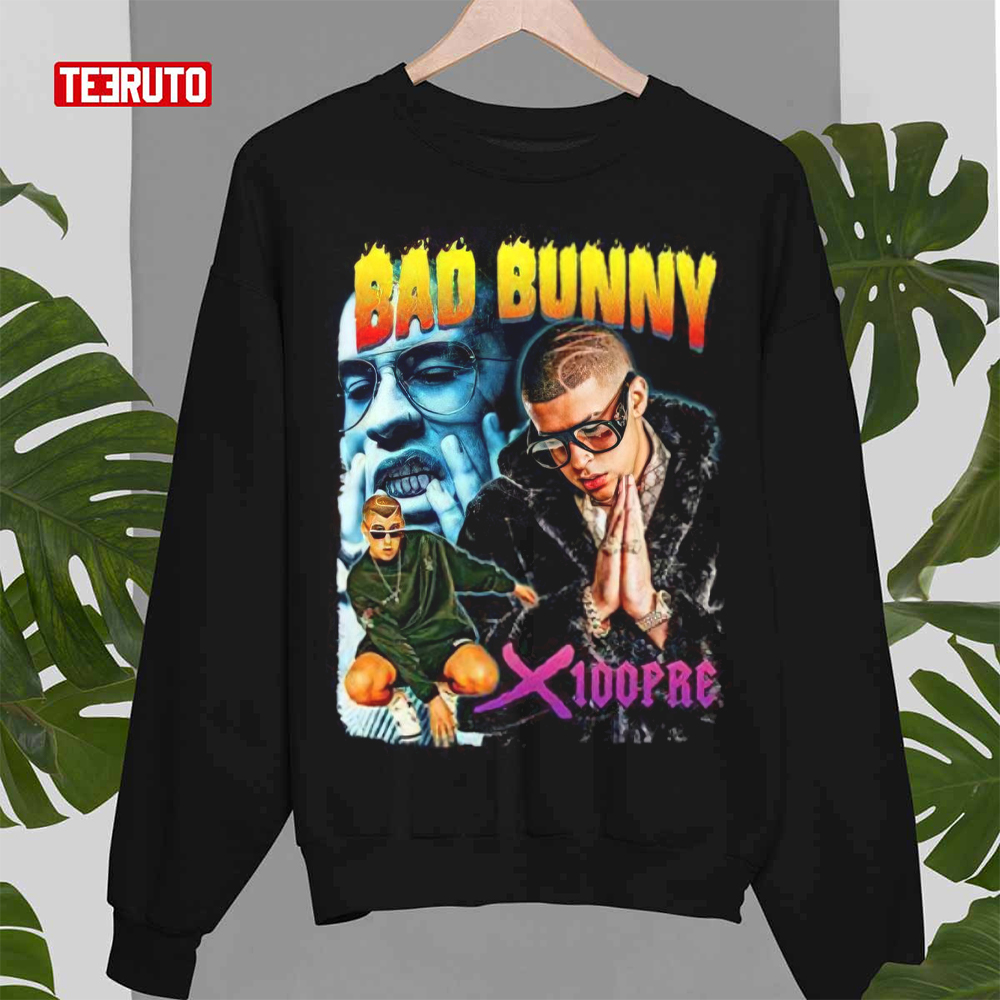 X100pre Bad Bunny The Icon Design Unisex Sweatshirt