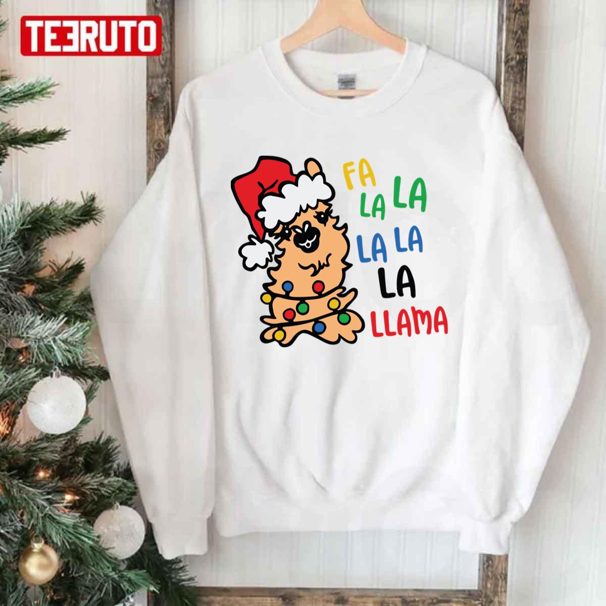 Xmas Llama Fa La La Christmas Unisex Sweatshirt