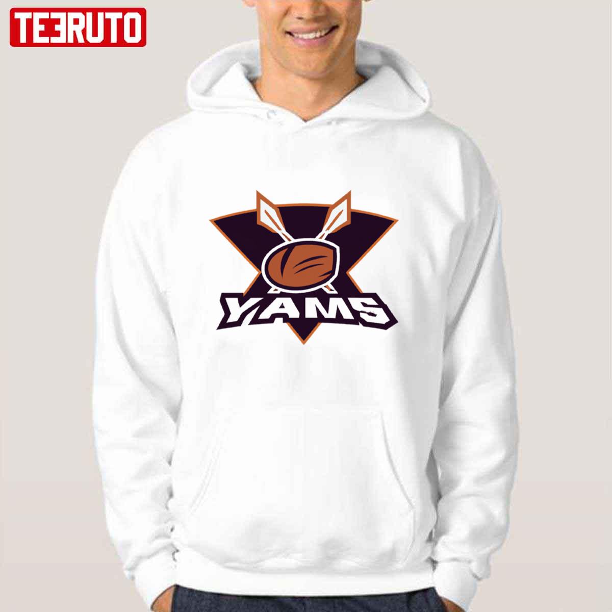 Yams Parody Team Logo Original Happy Thanksgiving Unisex Hoodie