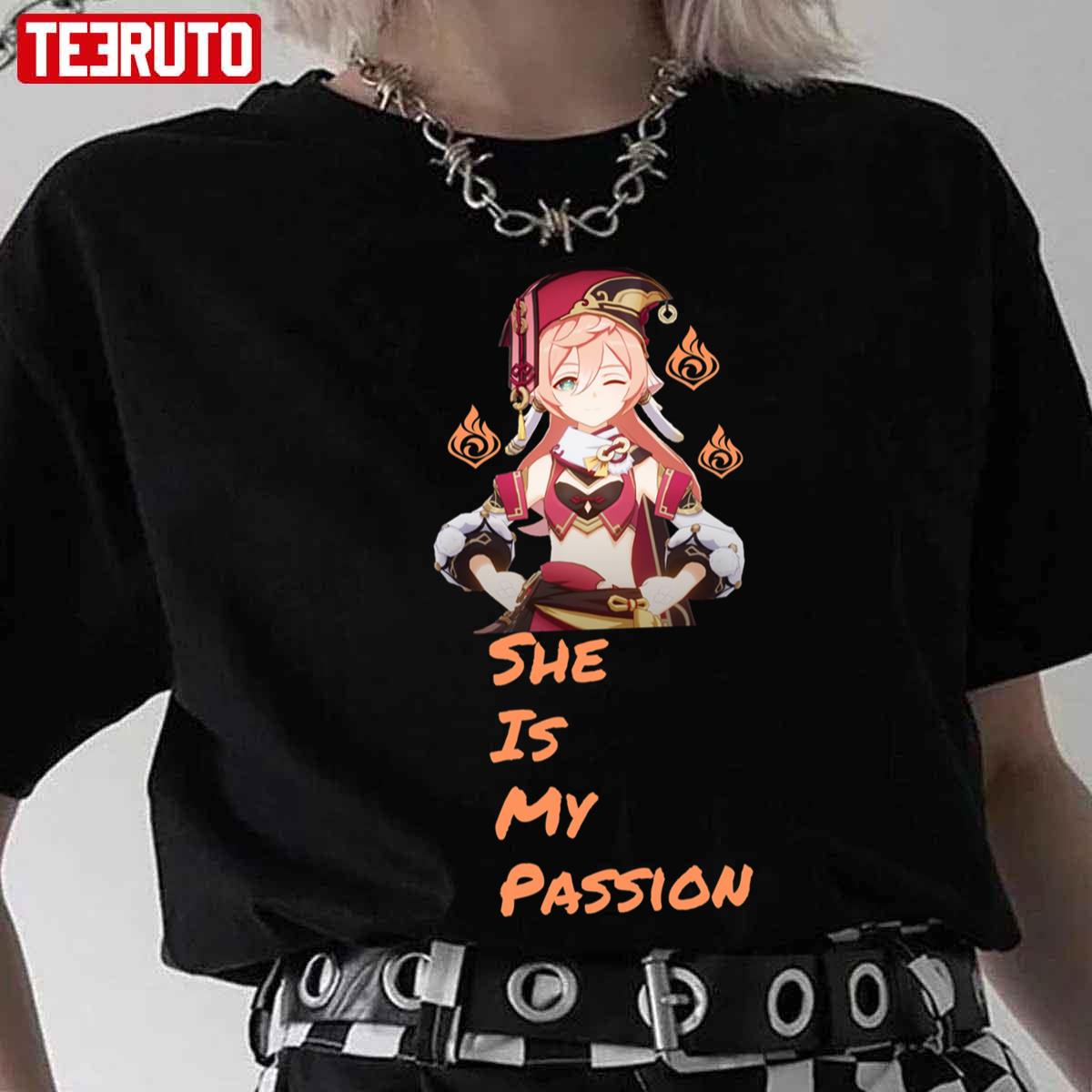 Yanfei Simp She Is My Passion Genshin Impact Unisex T-Shirt