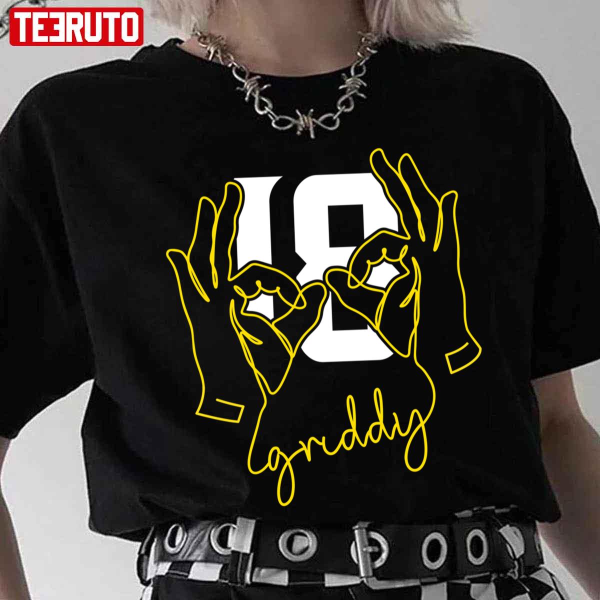 Yellow Lineart Justin Jefferson Griddy Design Unisex T-Shirt - Teeruto