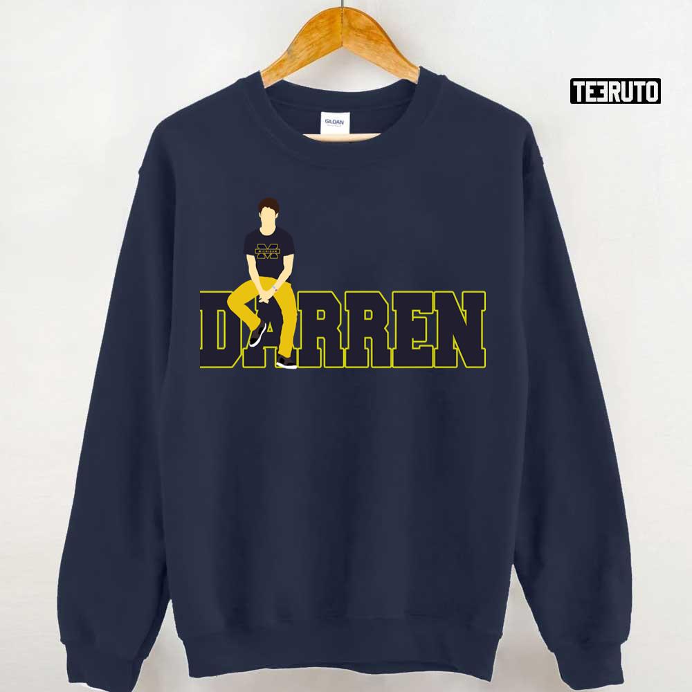 Yellow Logo Art Darren Criss Unisex Sweatshirt