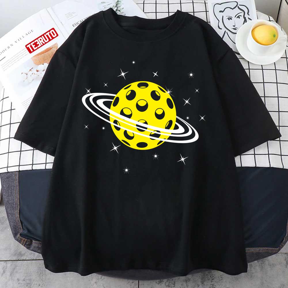 Yellow Planet Pickleball Unisex T-Shirt