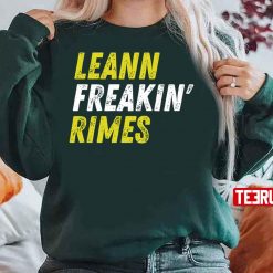 Yellow Typography Leann Freakin’ Rimes Unisex Sweatshirt