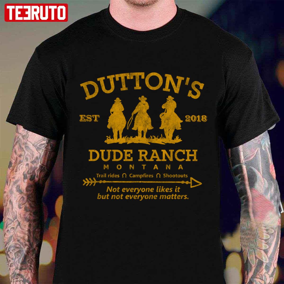 Yellowstone Dutton Ranch Arrows Not Everyone Likes It But Everyone Matters Unisex T-Shirt