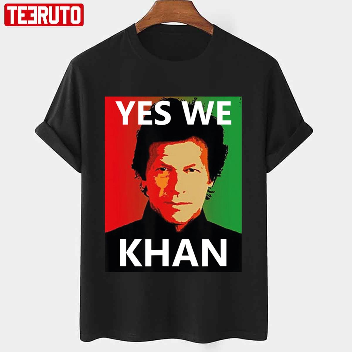 Yes We Khan Imran Khan Pakistani Prime Minister Pti Matching Gift Unisex T-shirt
