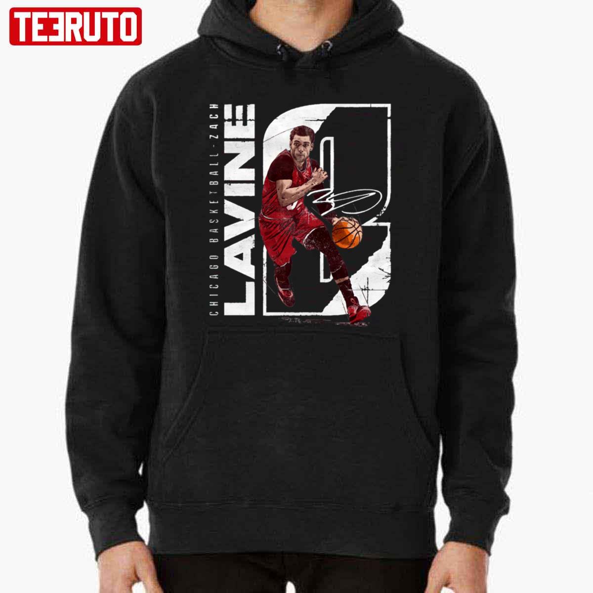 Zach Lavine Graphic Signature Bulls Basketball Unisex Hoodie