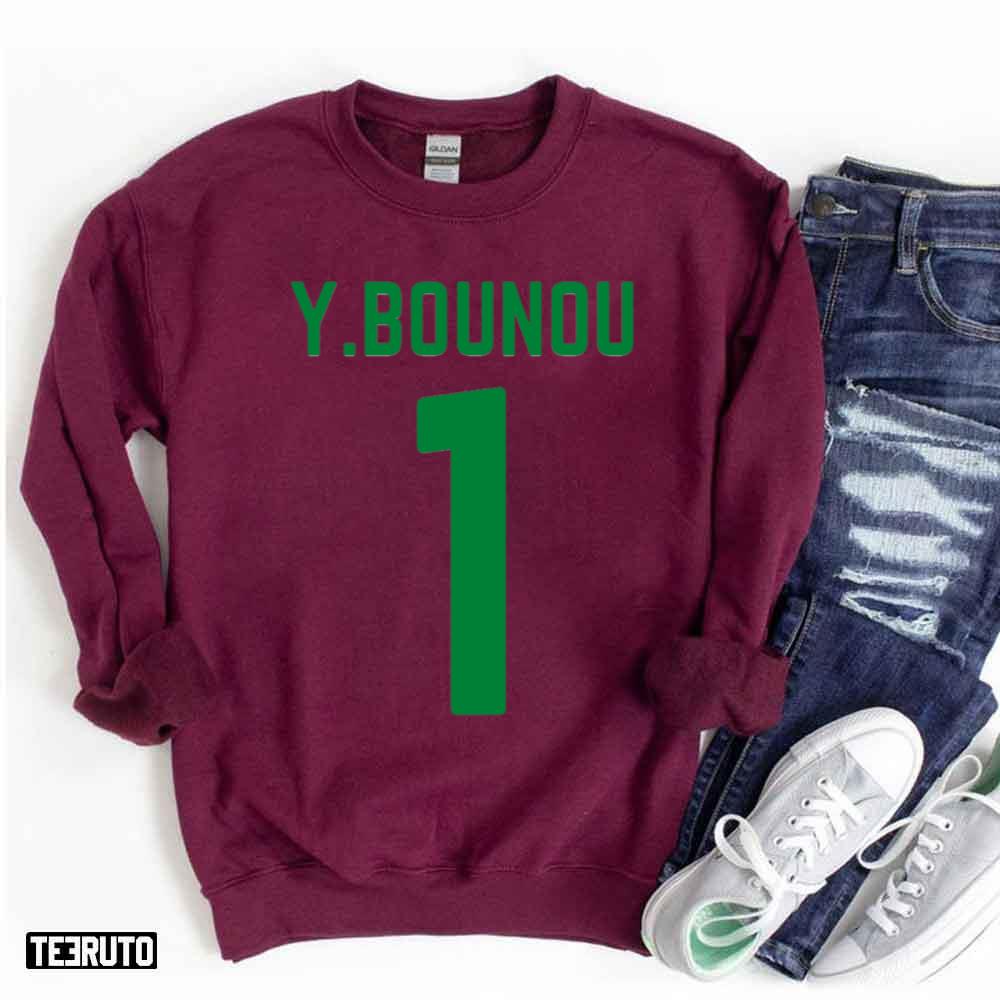 #1 Yassine Bounou Jersey Number Unisex Sweatshirt