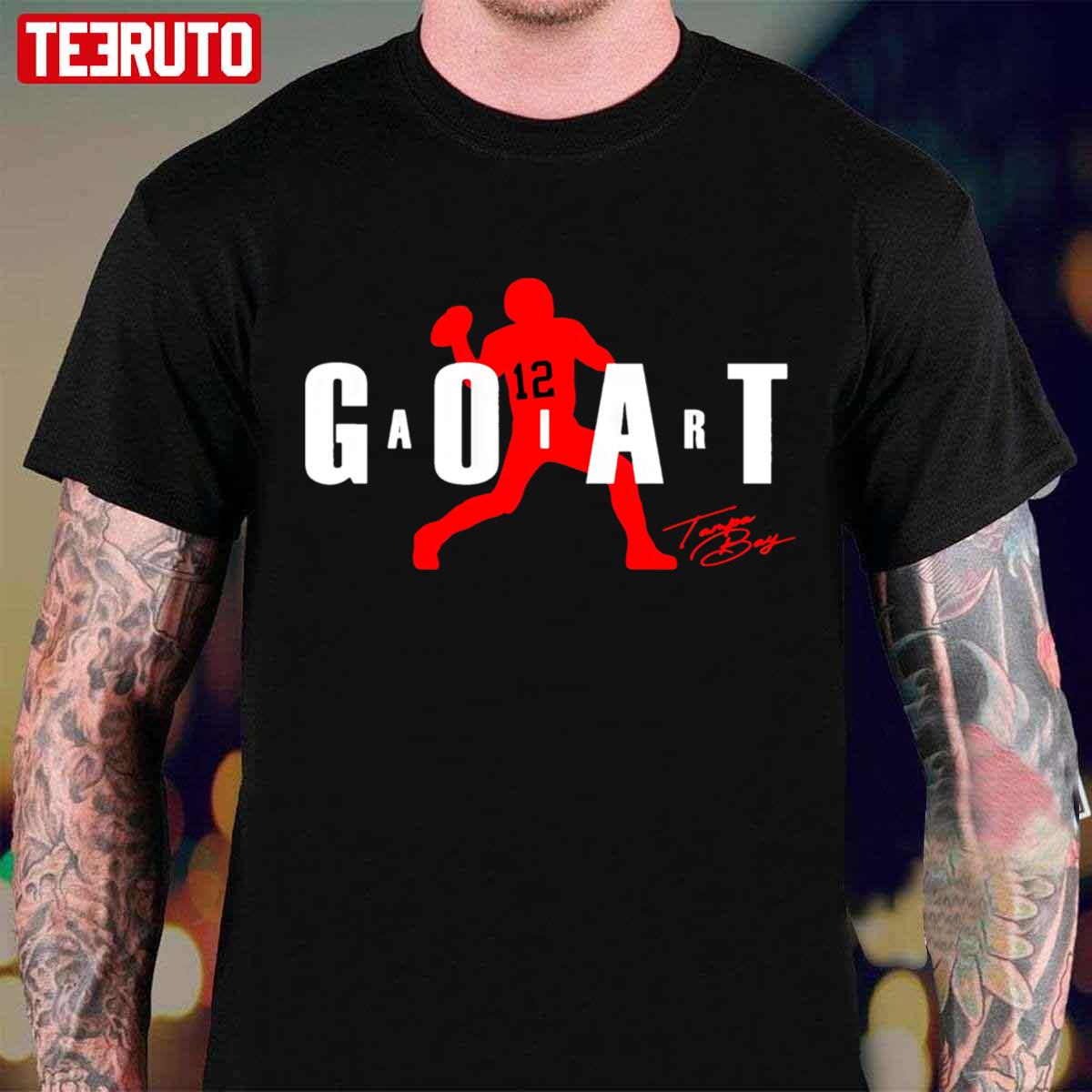 #12 Goat Air Rob Gronkowski And Signature American Football Unisex T-Shirt