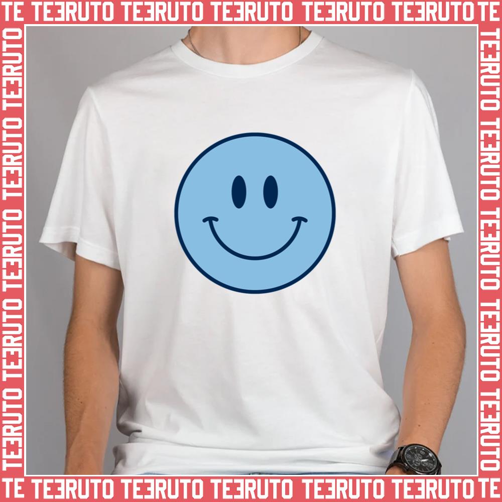 160 Mcfc Manchester City Fc Happy Face Smiley Unisex T-Shirt