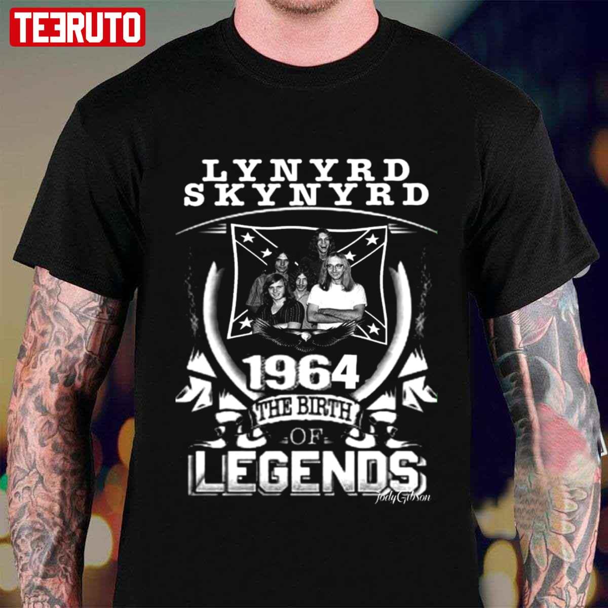 1964 The Birth Legend Lynyrd Skynyrd Vintage Unisex T-Shirt