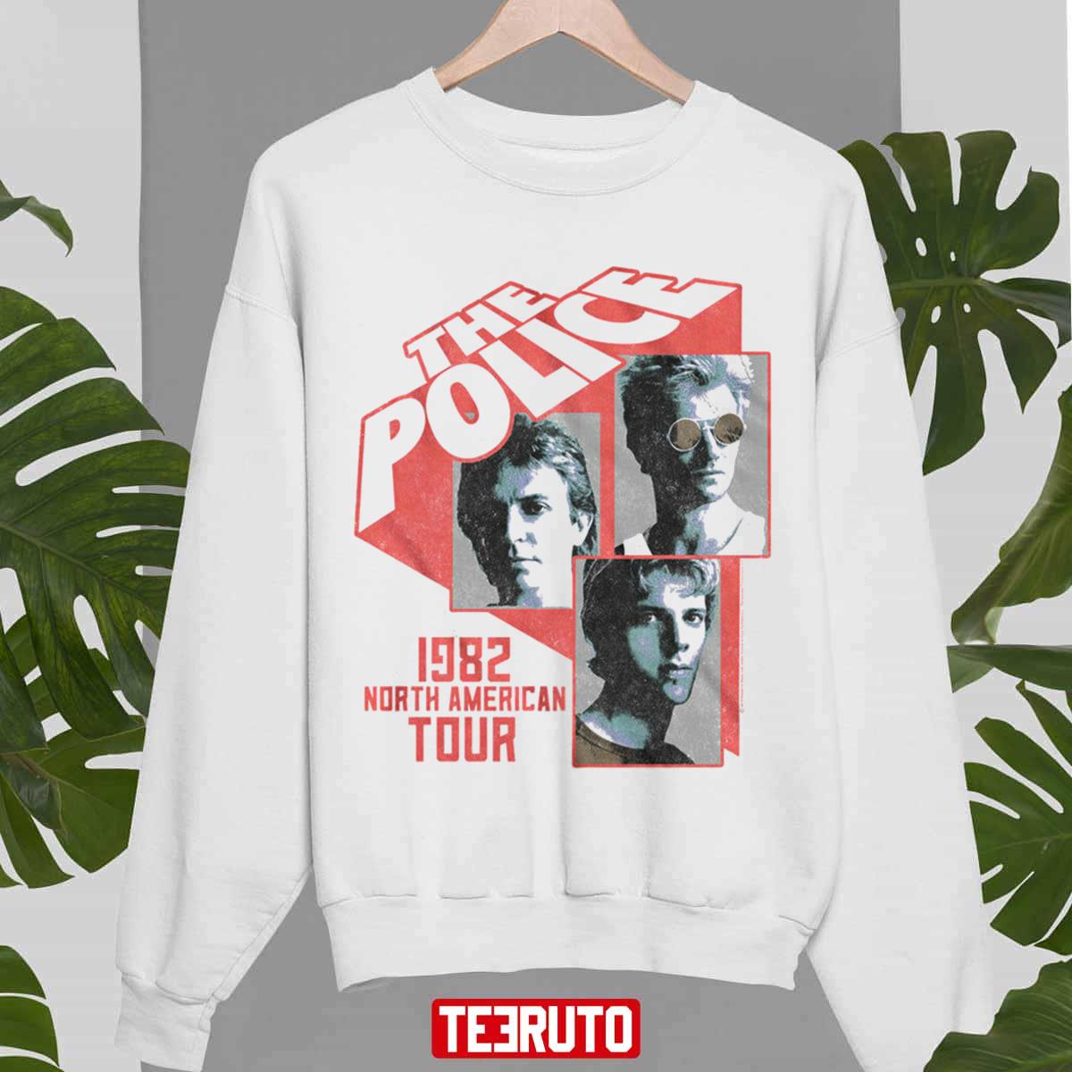 1982 North American Tour The Police Band Unisex Sweatshirt