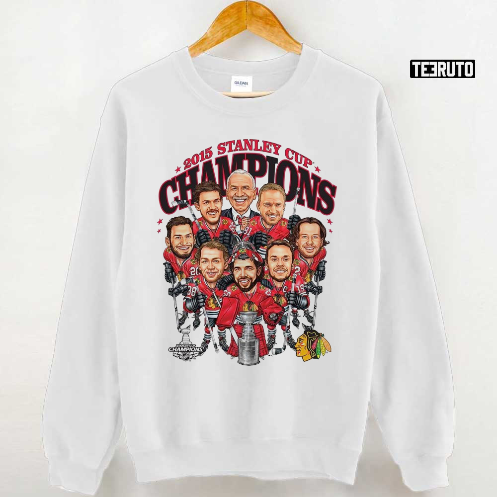 2015 Champions Stanley Cup Ice Hockey Chicago Blackhawks Unisex Sweatshirt