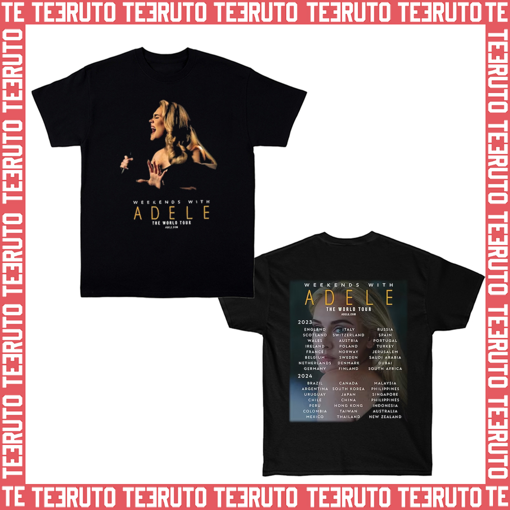2023 2024 Tour Music Adele Concert Unisex T-Shirt