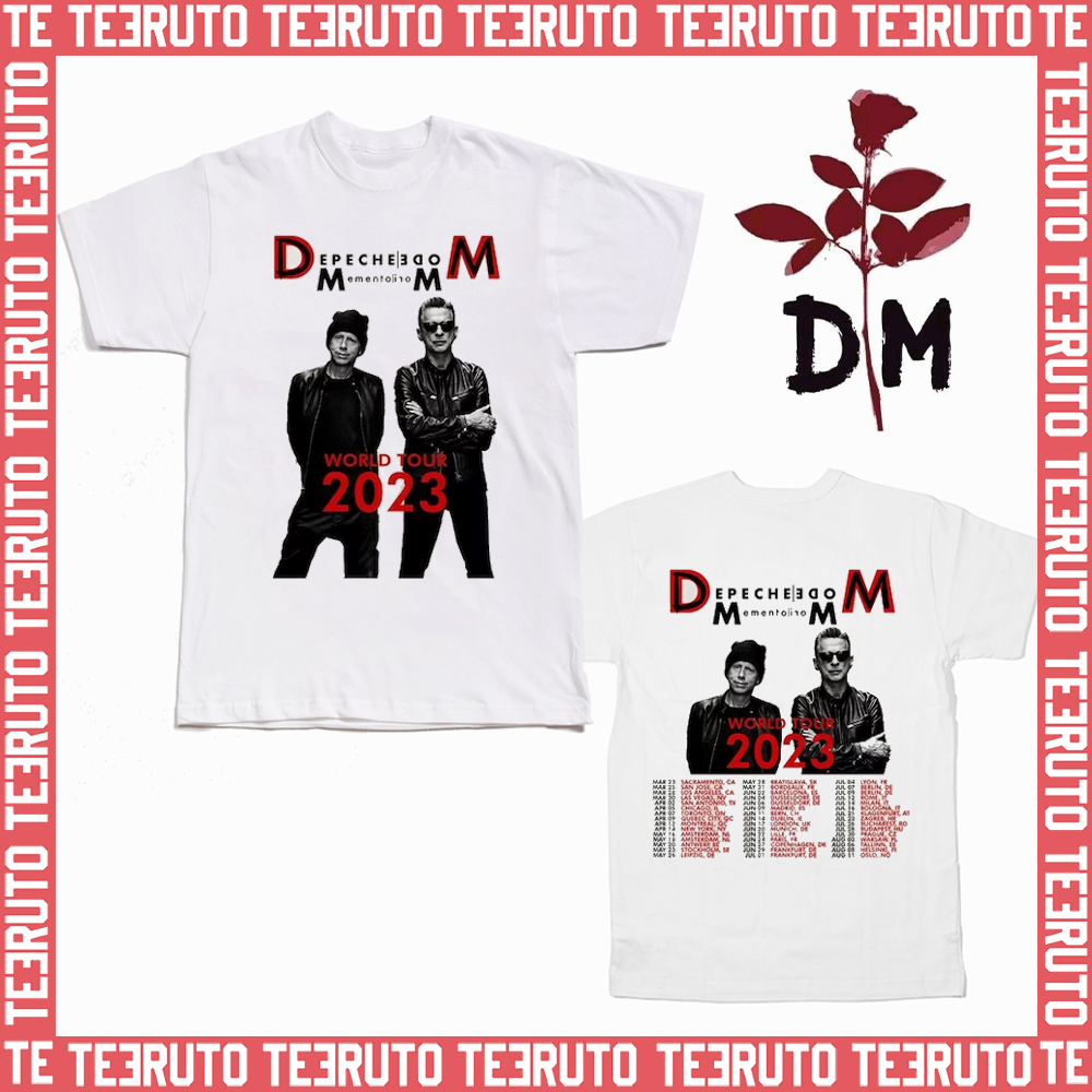 2023 Depeche Mode Memento Mori World Tour Unisex T-Shirt