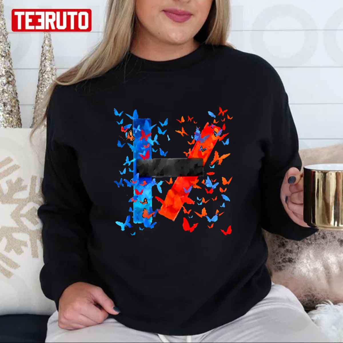 21 Butterflies Logo Twenty One Pilots Unisex Sweatshirt