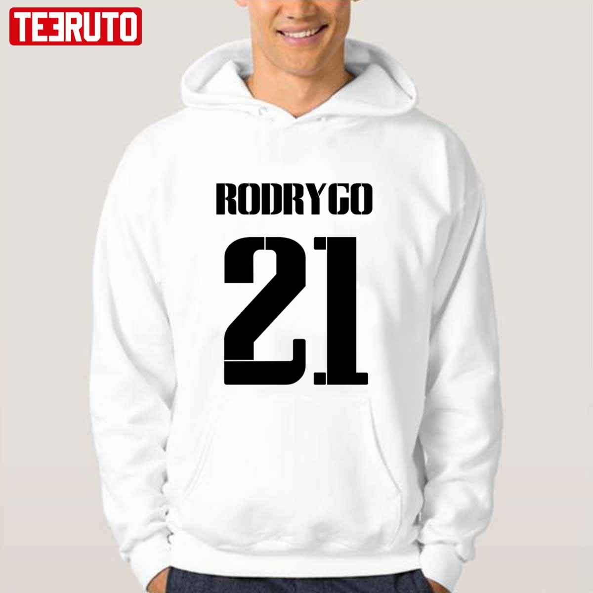 #21 Rodrygo Silva De Goes Real Madrid Unisex Hoodie