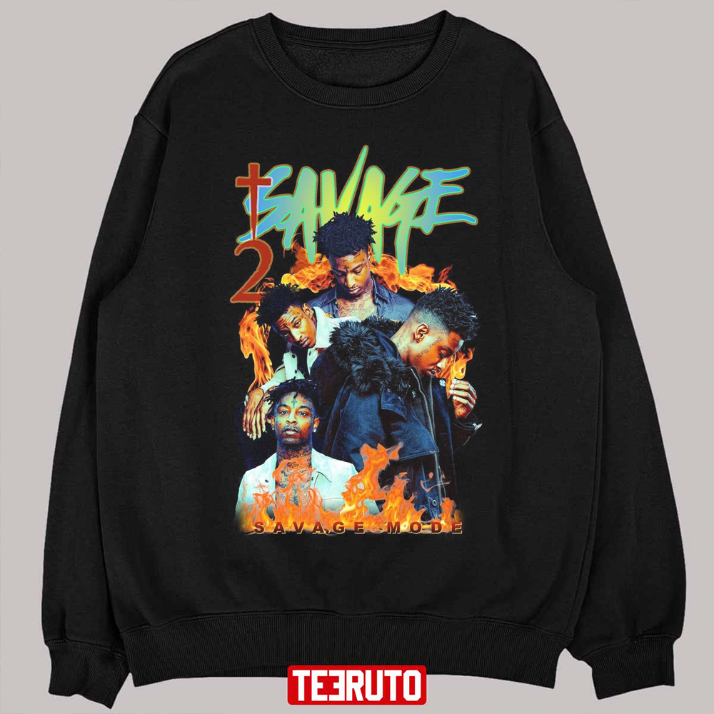 21 Savage Bootleg T Shirt 90s Vintage Unisex Sweatshirt