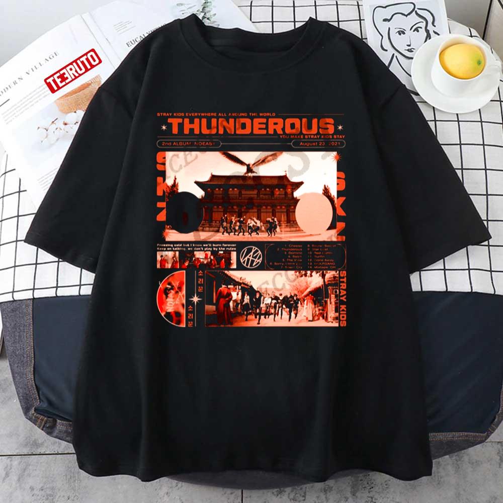 2nd Album Noeasy Stray Kids Thunderous Unisex T-Shirt