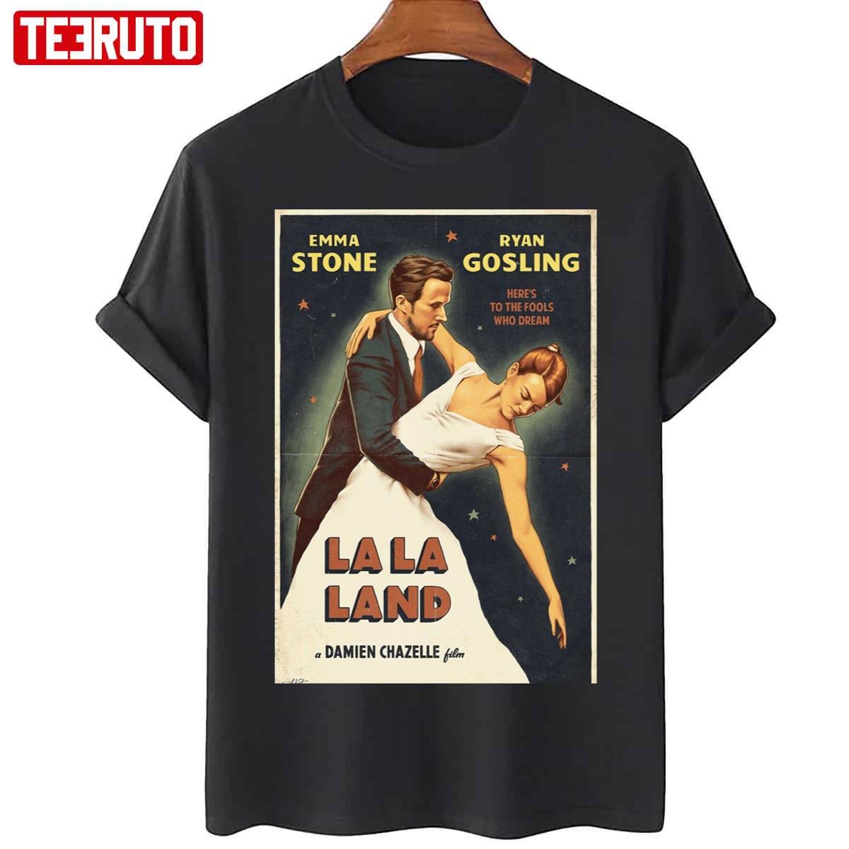 30 La La Land Emma Stone And Ryan Gosling Unisex T-Shirt