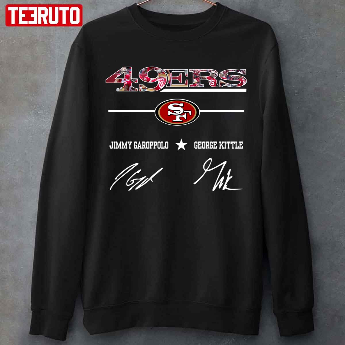 Jimmy Garoppolo x George Kittle Tshirt San Francisco 49ers Tees S-3XL