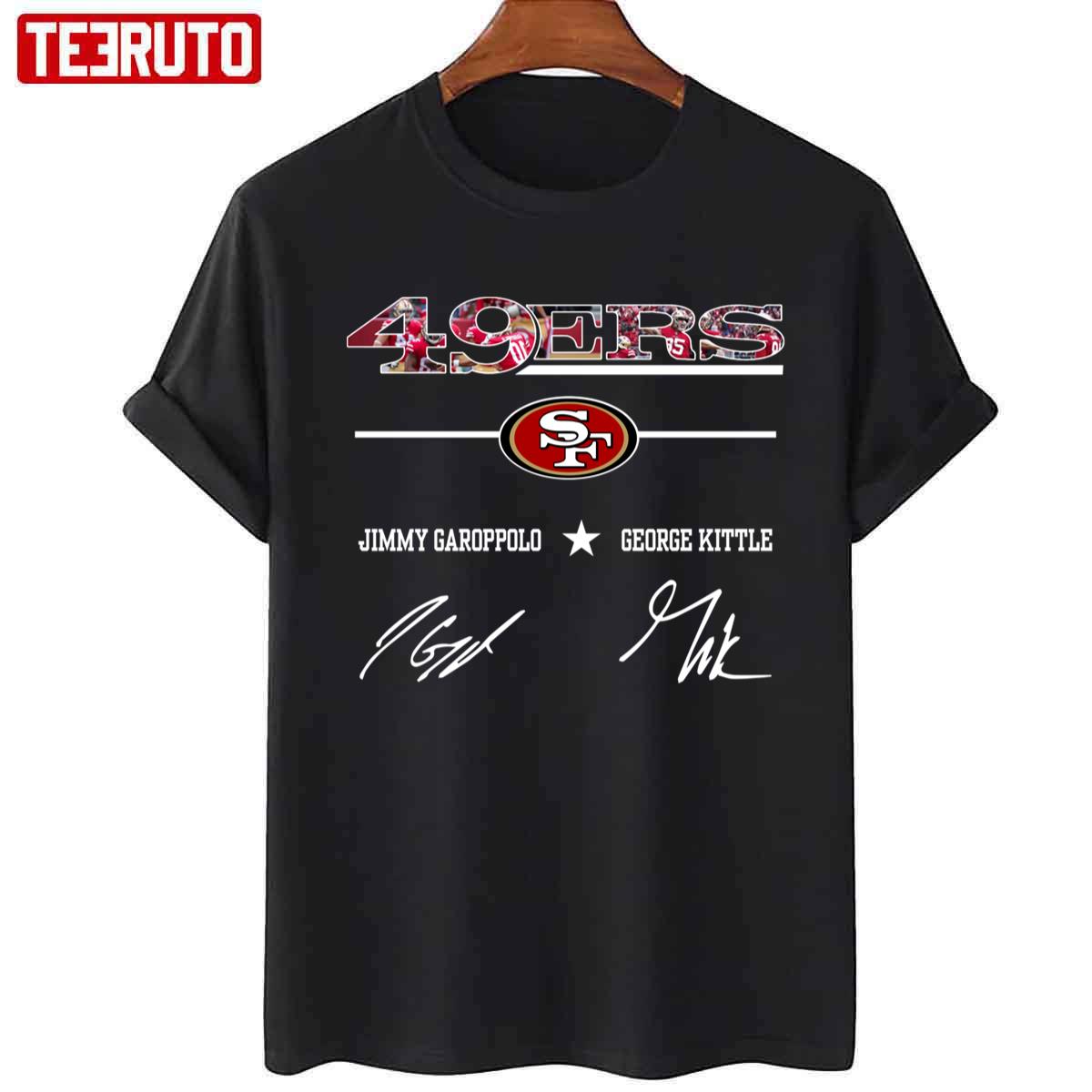 Niner Faithful San Francisco 49ers Deebo Samuel George Kittle And Garoppolo  Signatures Shirt, hoodie, sweater, long sleeve and tank top