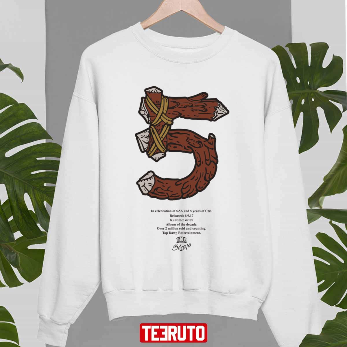 5 Year Of Sza Ctrl Unisex Sweatshirt