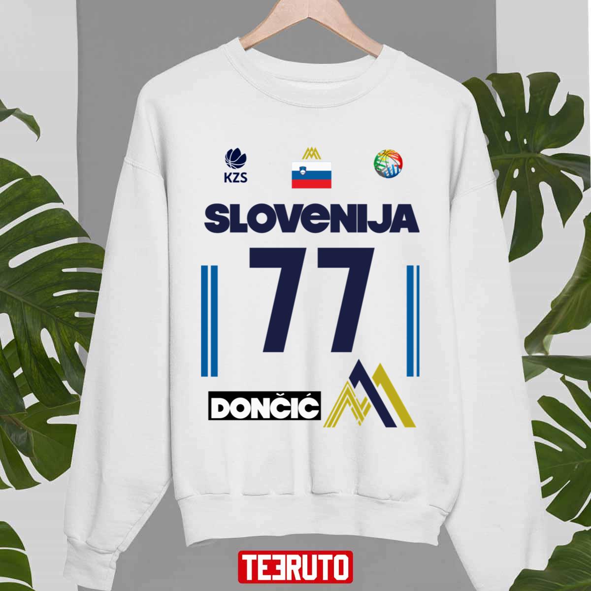 #77 Luka Doncic Slovenija Fan Design Limited Edition Perfect Gift Unisex Sweatshirt