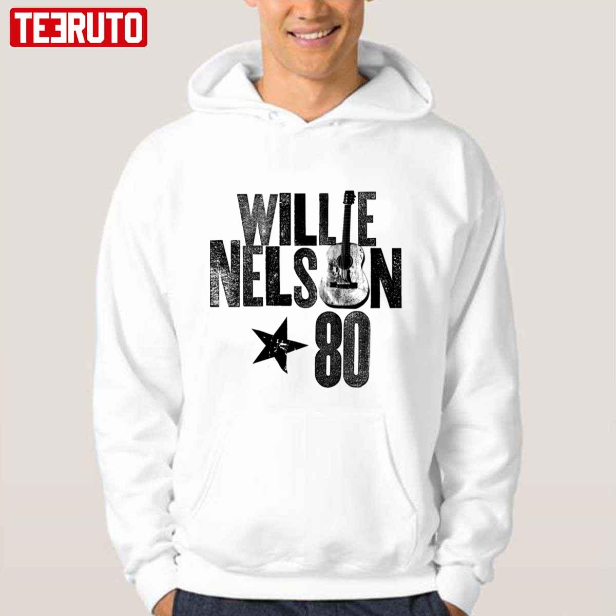 80s Willie Nelson Never Stops Teaching Unisex Hoodie