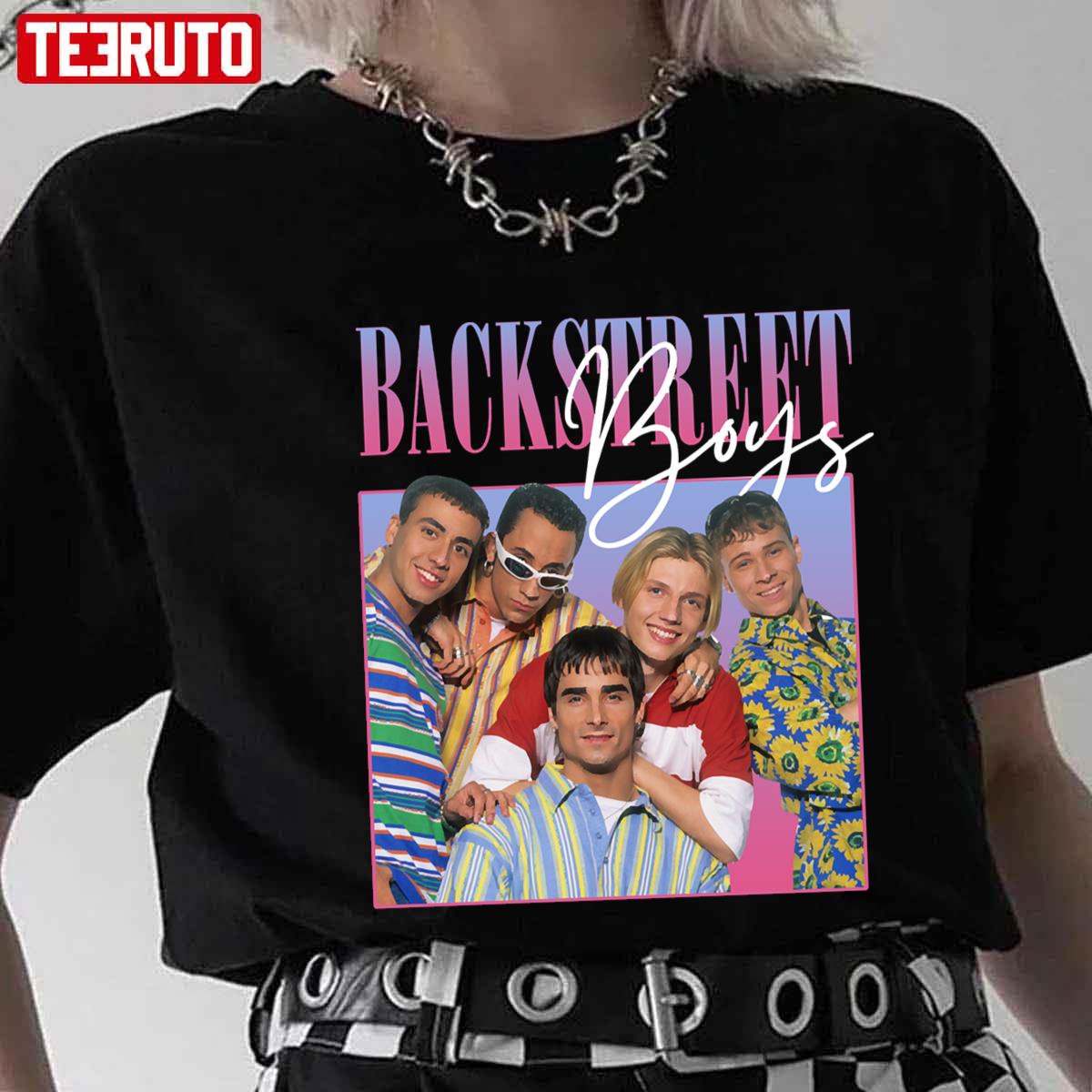 90s Vintage Backstreet Boys Boy Band Throwback Homage Unisex T-Shirt