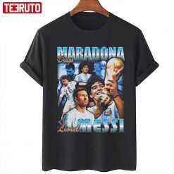 Messi-Maradona Argentina World Cup 2022 Lionel Messi Unisex T-Shirt