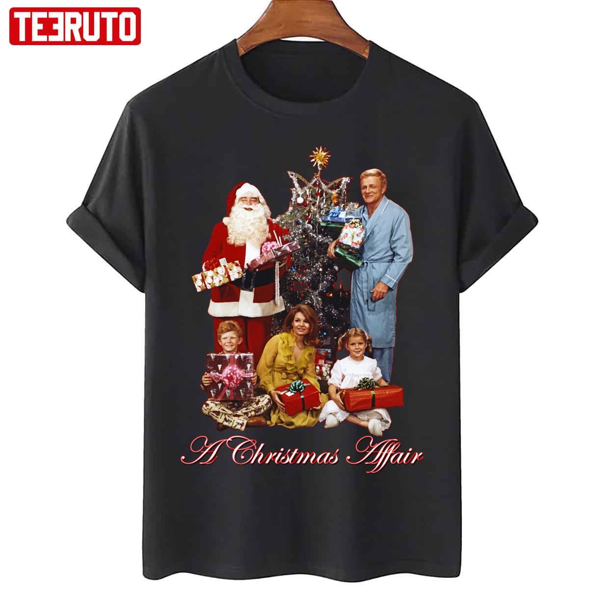 A Christmas Affair Retro 60s 70s Buffy Jody Cissy Unisex T-Shirt