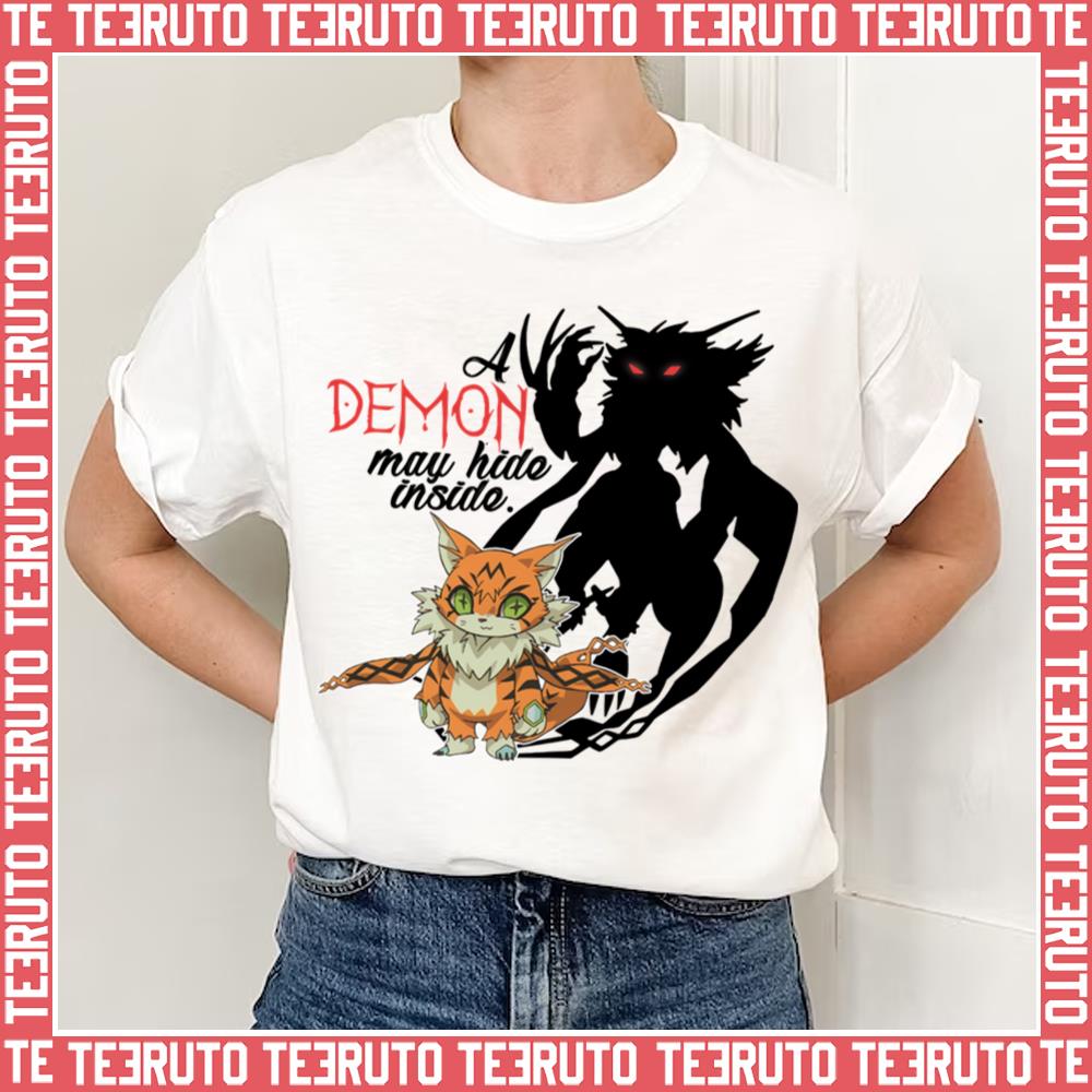 A Demon May Hide Inside Digimon Unisex T-Shirt