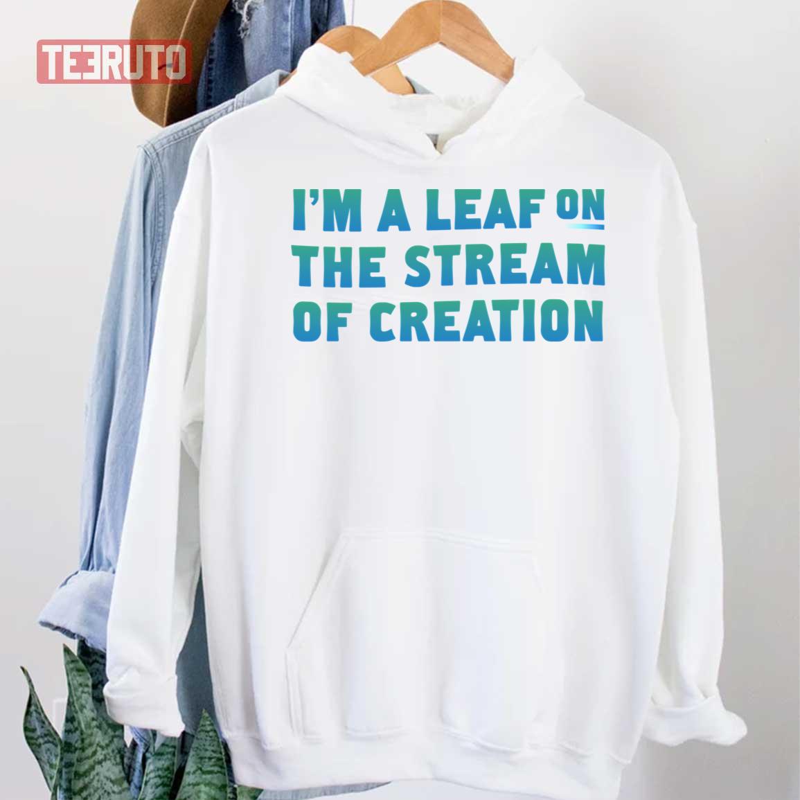 A Leaf On The Stream Of Creation Dirk Gently’s Unisex Hoodie