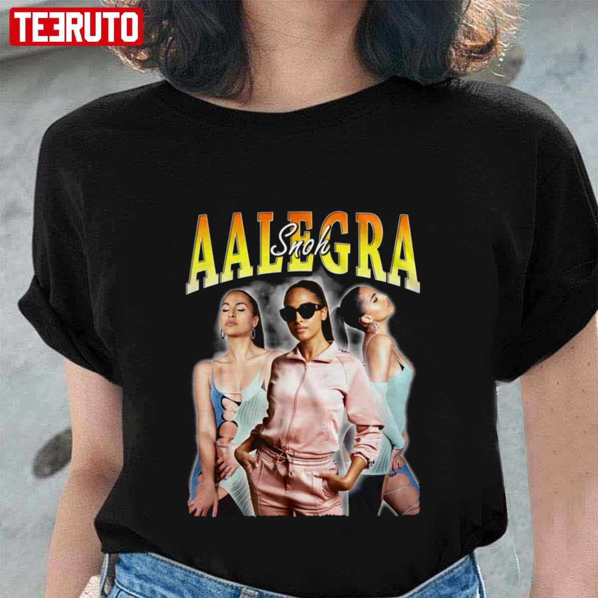 Aalegra Snoh Singer Vintage Style Unisex T-Shirt