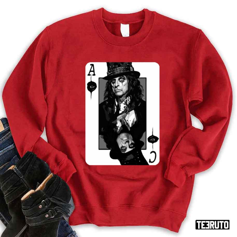 Ac 80s Alice Cooper Card Style Unisex Sweatshirt