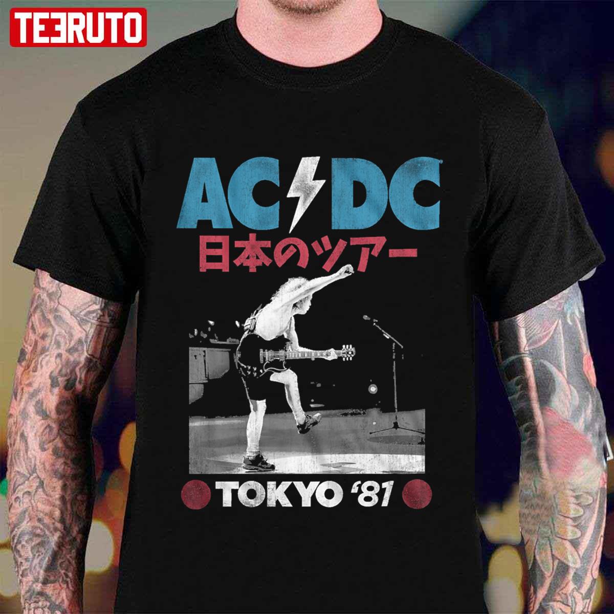 AC DC Music Live Tokyo ’81 Unisex T-Shirt