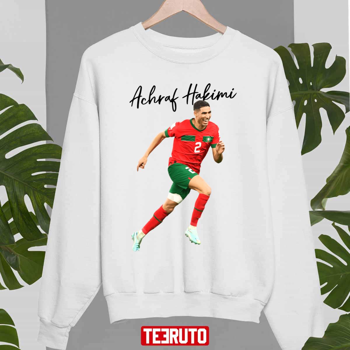 Achraf Hakimi Morocco Soccer Unisex Sweatshirt