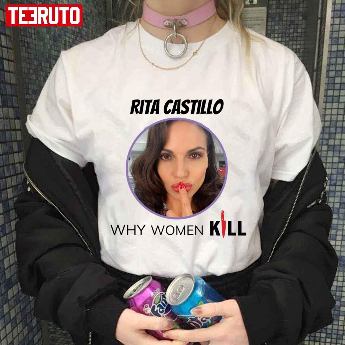 Actress Rita Castillo Why Women Kill Tv Series Graphic Unisex T-Shirt