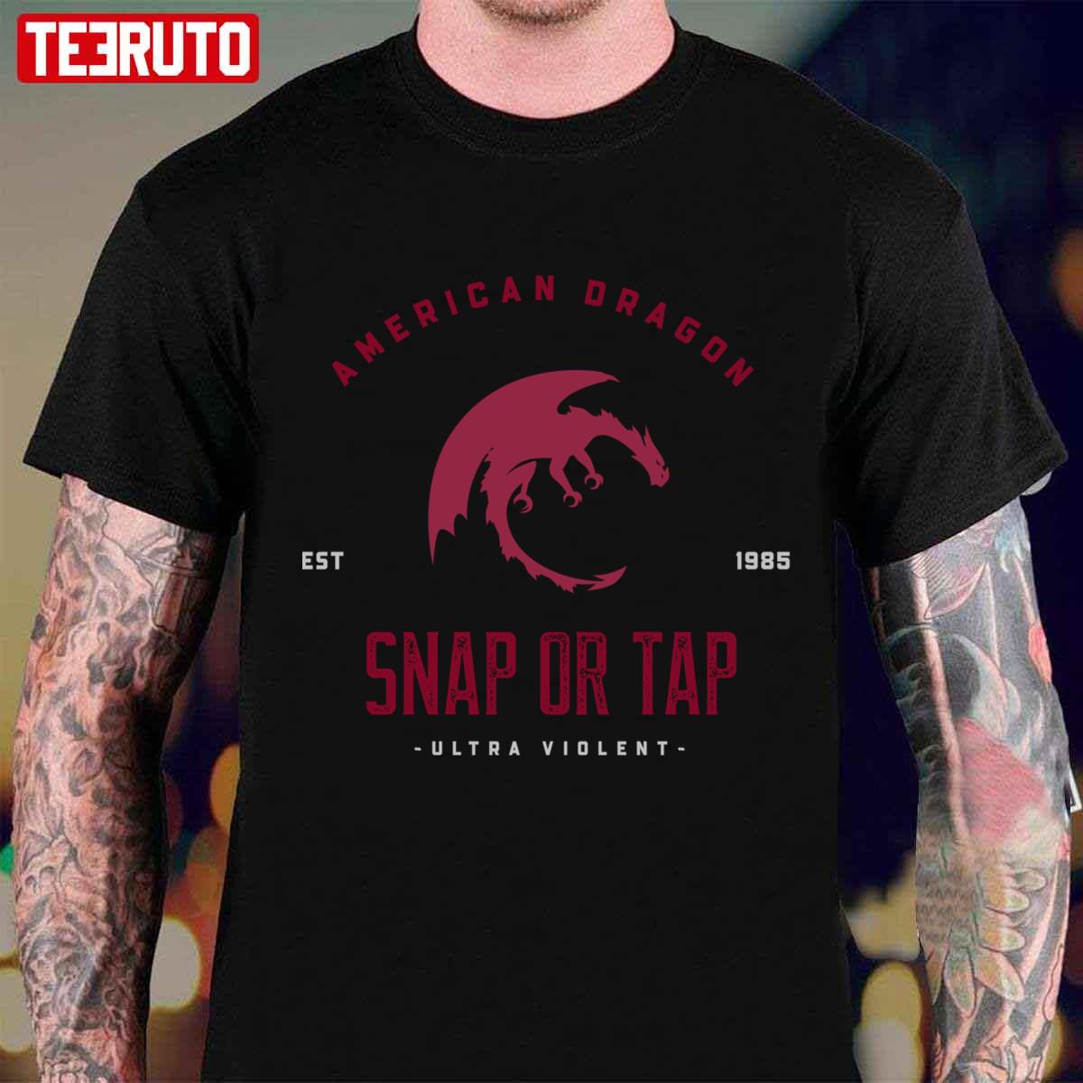 Aew American Dragon Bryan Danielson Snap Or Tap Est 1985 Unisex T-Shirt