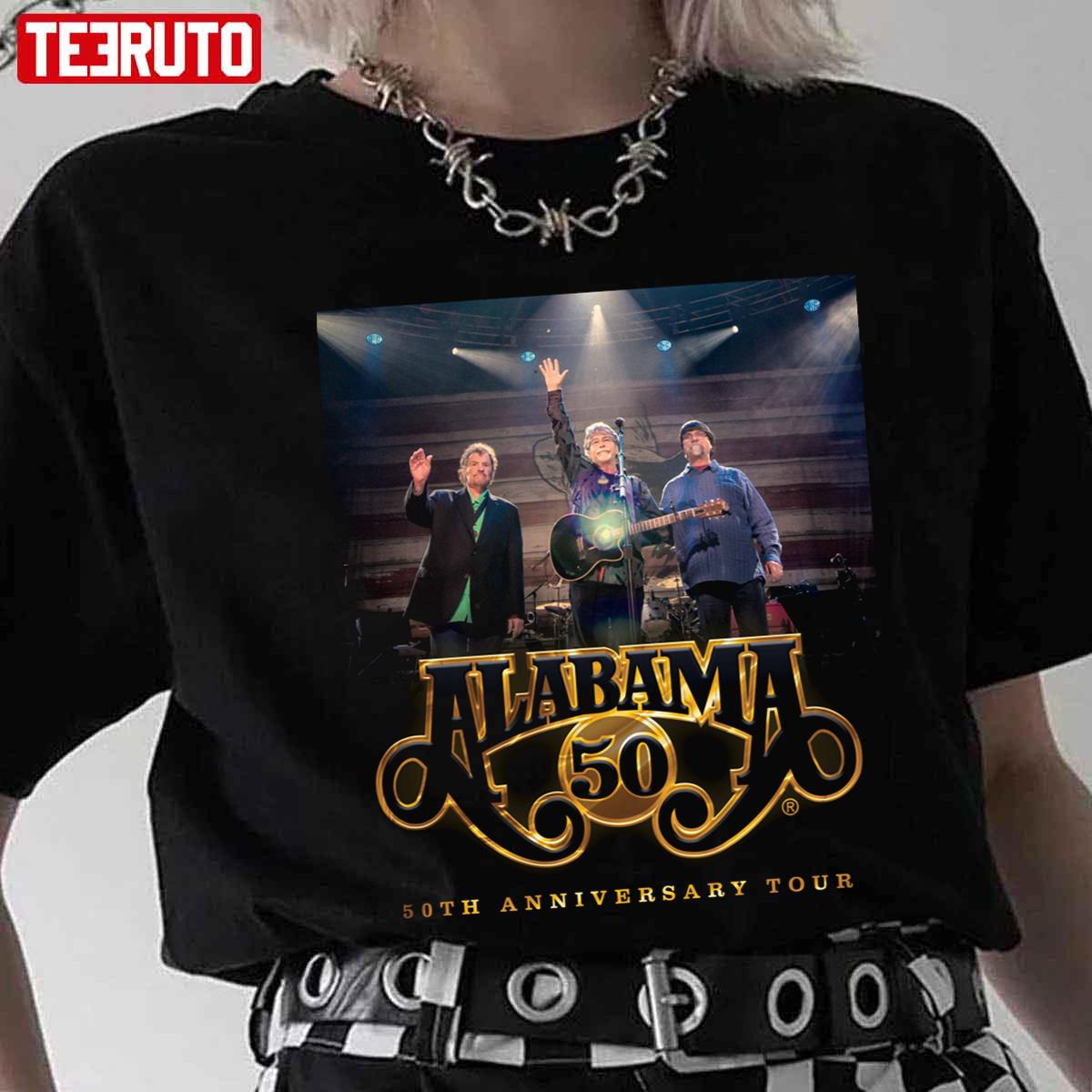 Alabama 50th Anniversary Tour 2020 Empatdua Unisex Front Unisex T-Shirt