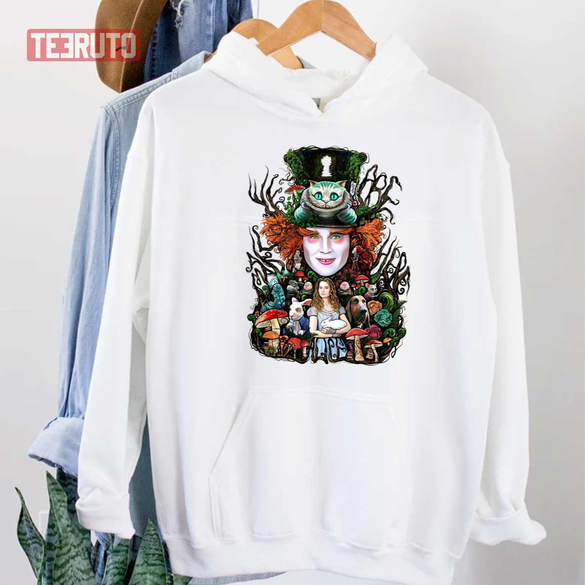 Alice In Wonderland Movie Design Unisex Hoodie