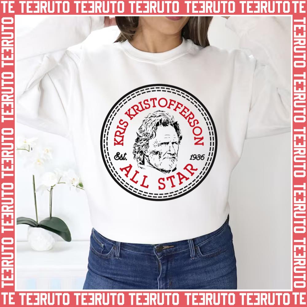 All Star Est 1936 Kris Kristofferson Unisex Sweatshirt