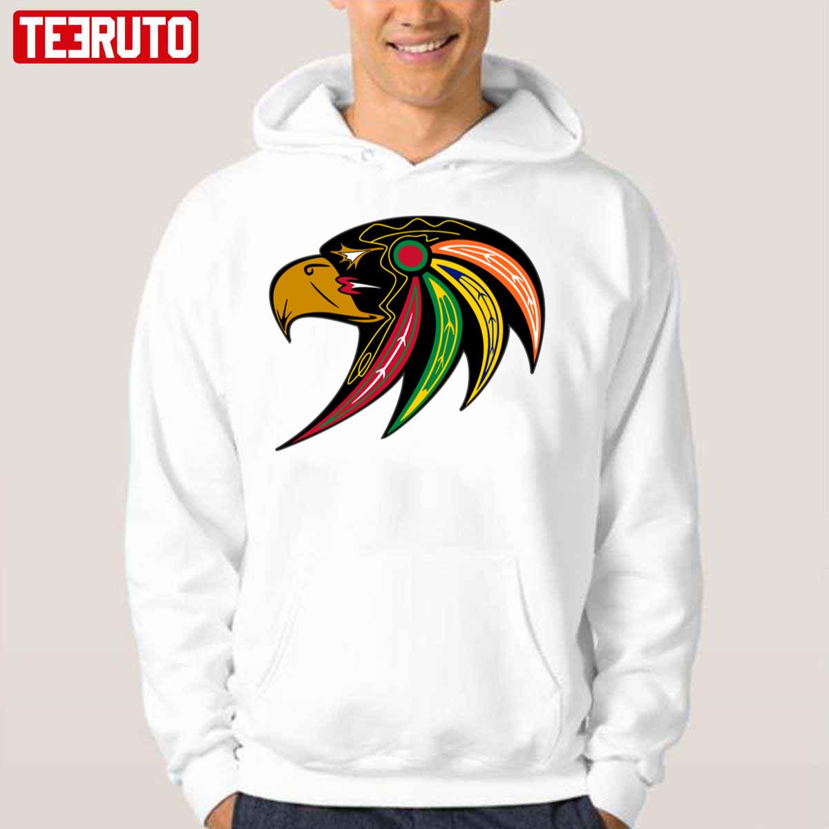 Alternative Blackhawks Logo Ice Hockey Sports Unisex Hoodie