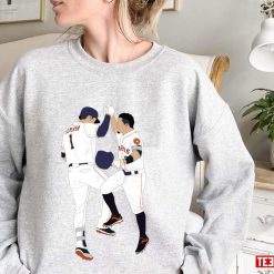 Altuve And Correa Team Up Ek6 Carlos Correa & José Altuve Unisex Sweatshirt